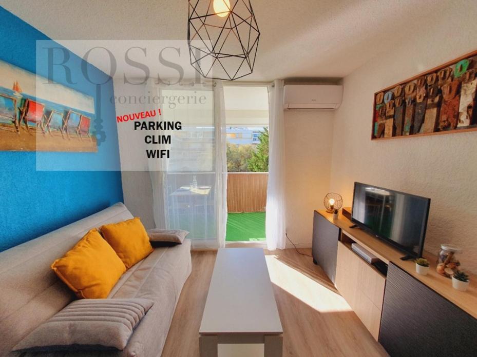 Suite Maya Parking Clim Wifi Centre-Ville Et Port - Rossiconciergerie - Linge Inclus La Grande-Motte Zewnętrze zdjęcie